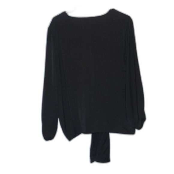 Vince Camuto Black Blouse Women Size 2x Plus Size - Picture 4 of 7